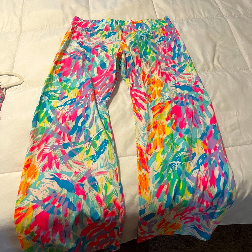 HTF Lilly Pulitzer Sparkling Sands Palazzo Pants